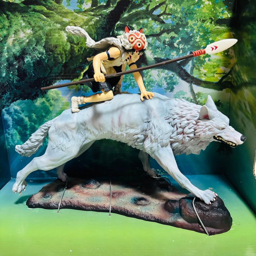 【入手困難】 コミニカ もののけ姫 サン＆犬神 フィギュア ジブリ アニメ レア