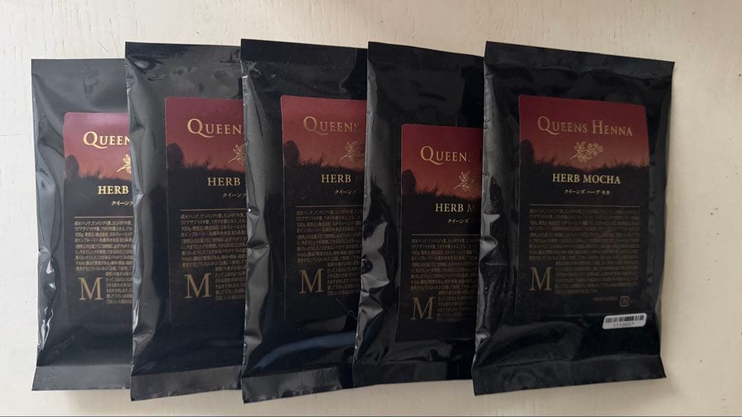 クイーンズヘナ　ハーブモカ５個 クイーンズヘナ ハーブモカ クイーンズヘナ ハーブモカ 5袋セット