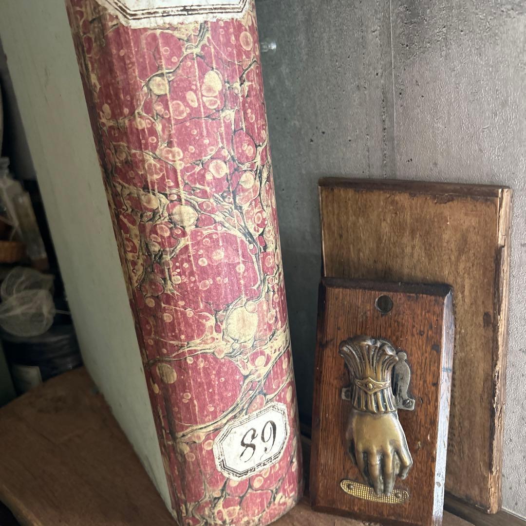 フランスアンティーク 本 木箱 Krank marcello クランクマルチェロ｜