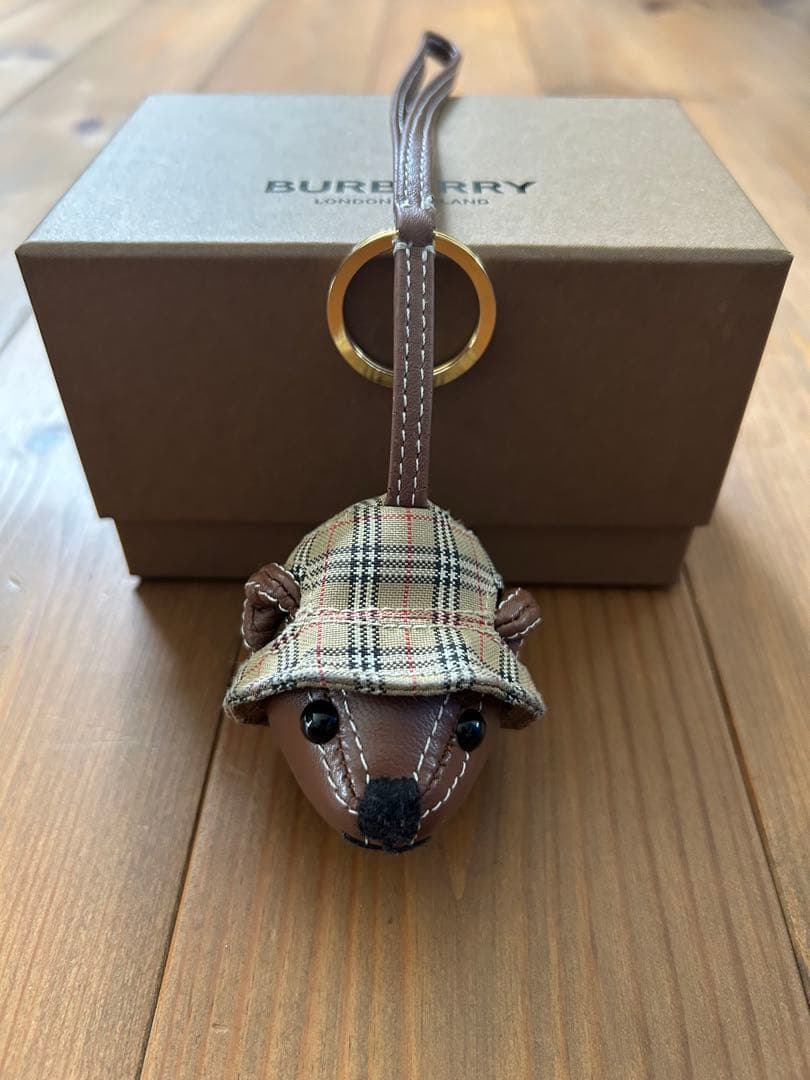 最終値下げ】バーバリー トーマスベア チャーム バケットハット