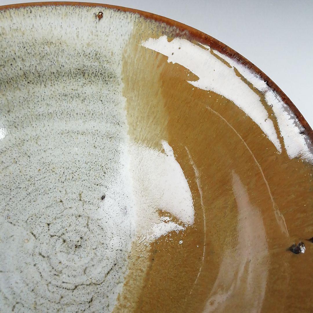 T617 茶碗 『高取焼』『平茶碗』『亀井味楽 造』 共箱 抹茶碗 茶道具