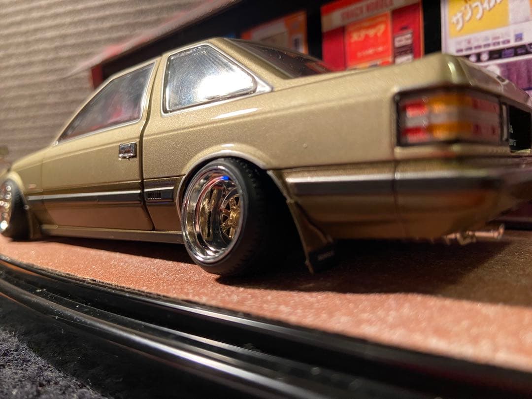 1/24 国産名車コレクション ソアラ カスタム ジオラマ 旧車 クリアケース