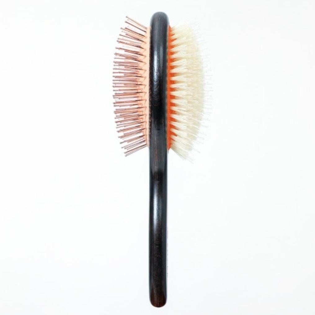 新品未使用 韓国発 SHARR ペットブラシ 黒 オレンジ 犬 猫 2in1 - メルカリ