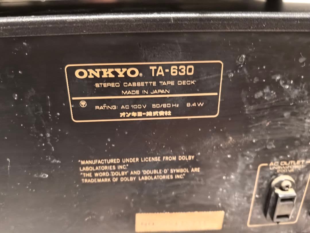ONKYO アンプセット AM/FM T-6600 TA-630 A-6600