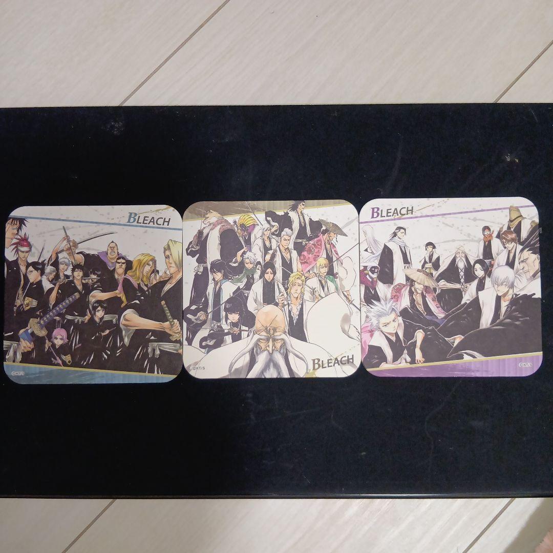 BLEACH 護廷十三隊　コースター 3枚　ジャンプフェスタ2017限定品