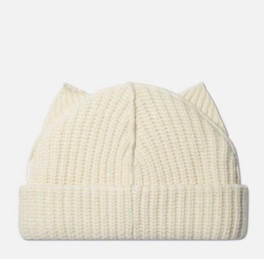 LOVERBOY ネコ耳ニット帽 正規品 フォーアイド購入 LOVERBOY ネコ耳