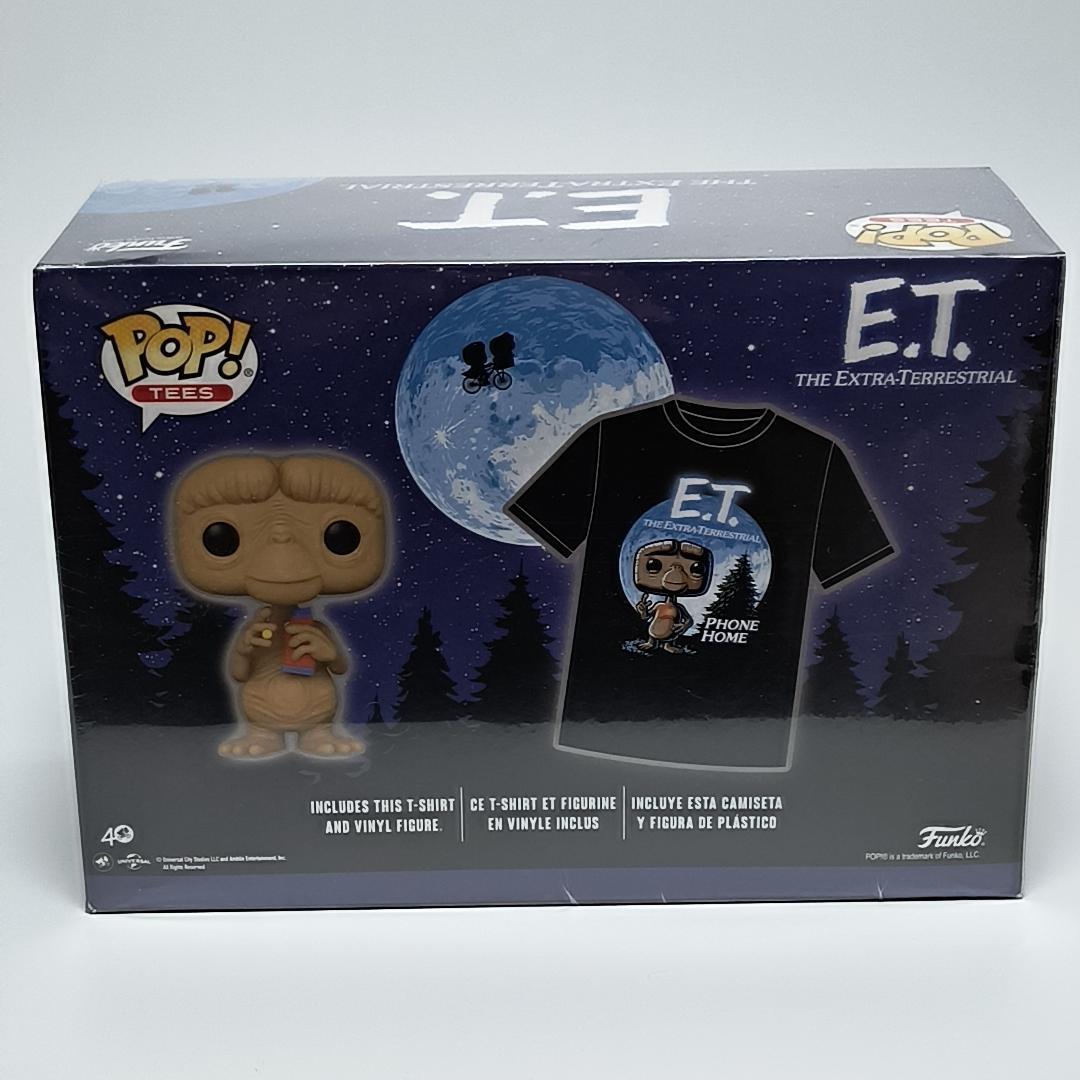 希少【新品未使用】Funko POP!&Tee E.T. Tシャツ＆フィギュア