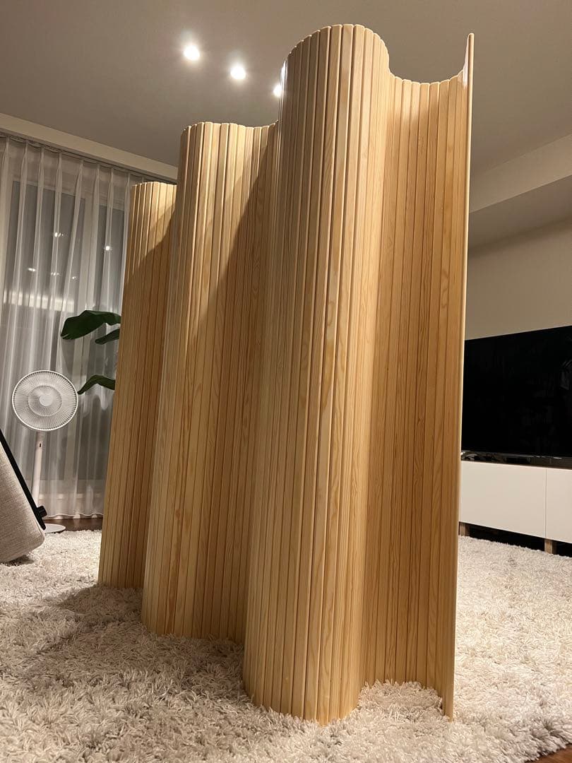 Artekウッドカーブパーテーション screen 100 Artek / 100 Screen