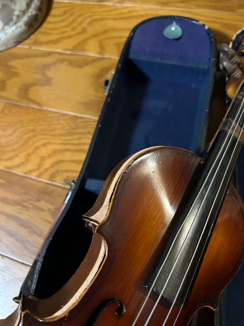 ヴィンテージ アンティーク　バイオリン　ケース付き 古道具　飾り　インテリア