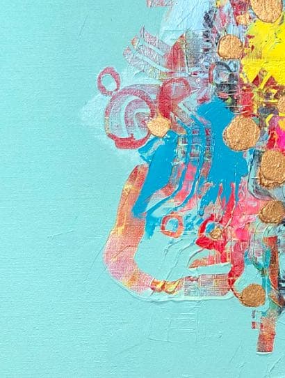 抽象画 油絵 絵画 原画 北欧 金 オシャレ インテリア モダン アート