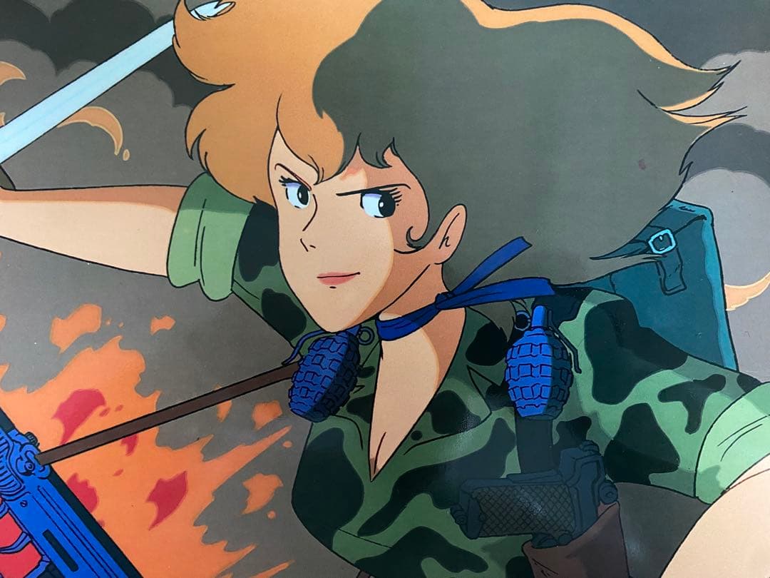 【激レア】ジブリ　カリオストロの城　ロビーカードD 宮崎駿　B4サイズ