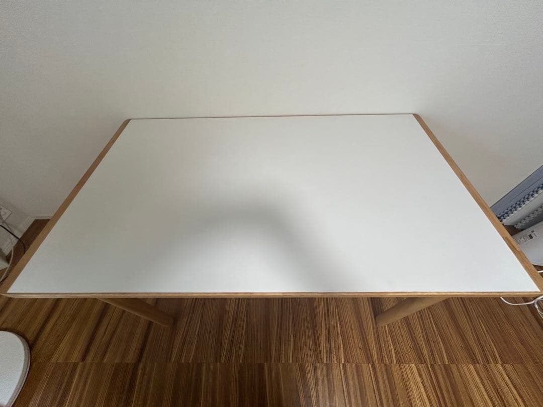 木製ダイニングテーブル ホワイト