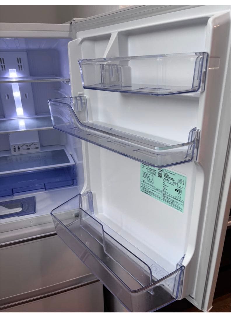 23日まで　272L三菱2022年製ホワイト3ドア冷蔵庫　MR-CX27H-W