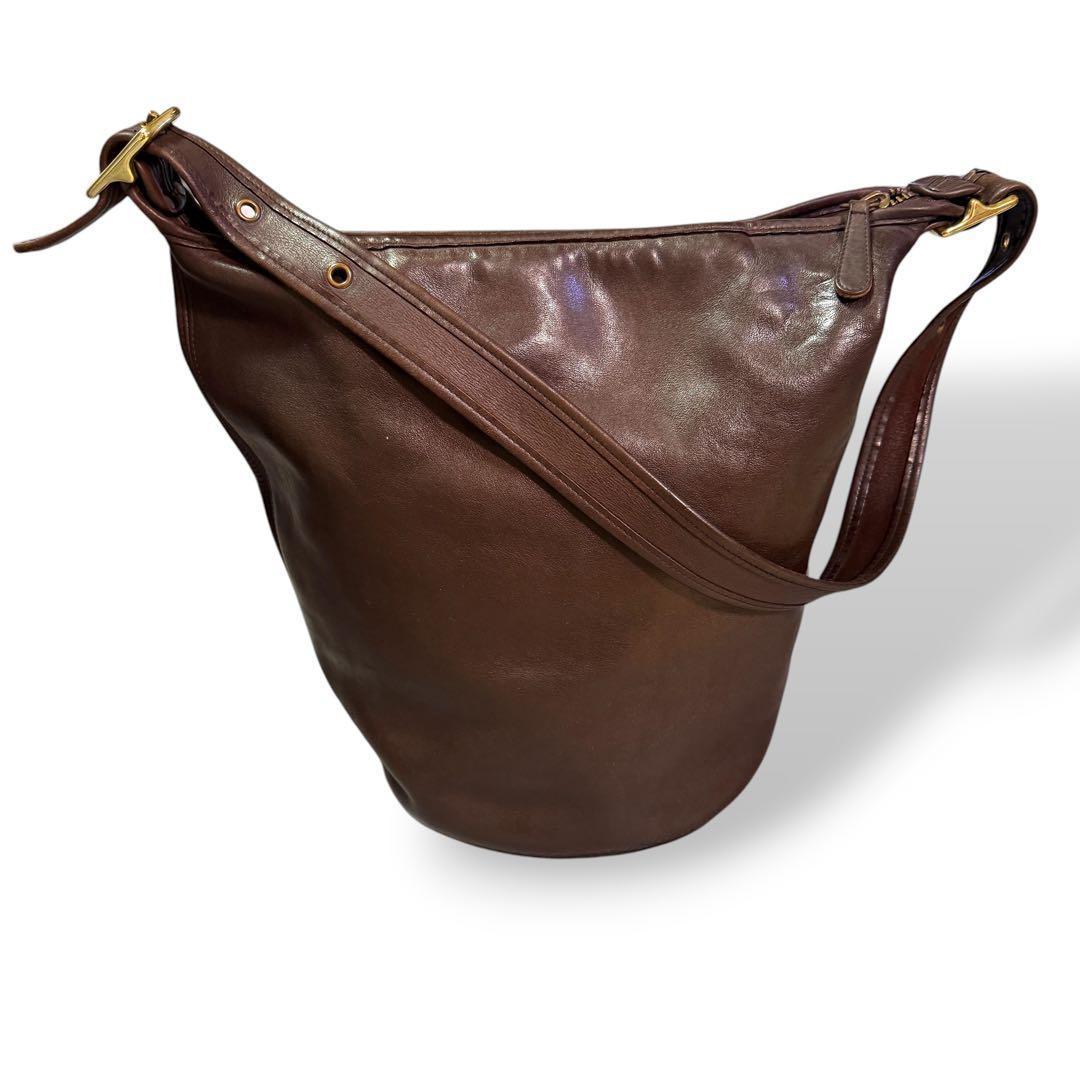 希少COACH オールドコーチ ショルダーバック ビンテージ バケツバッグ型