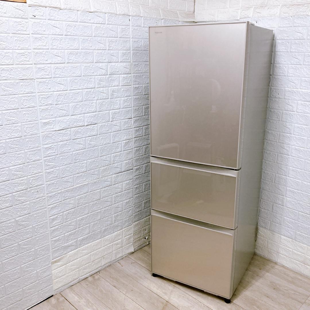 T09131 トウシバ 363L 冷蔵庫 大型 GR-K36SXV(EC)