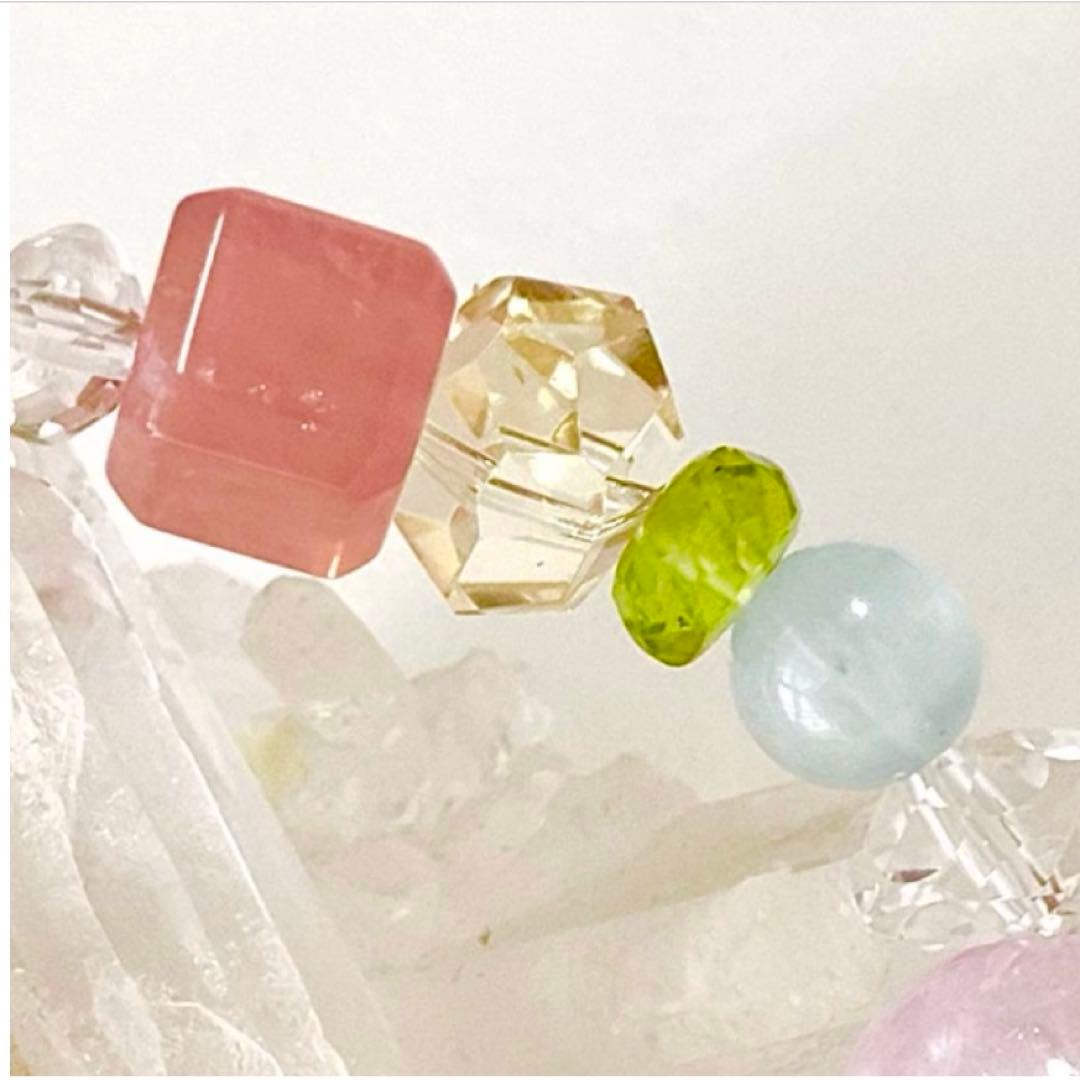 ピカピカ★ブレスレット ストロベリークォーツ♪367