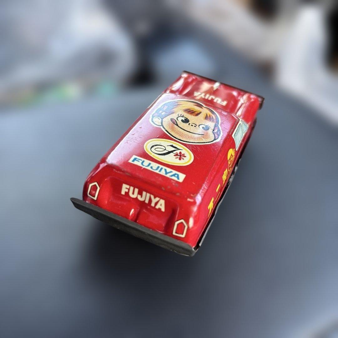 超希少　不二家　ペコちゃん　ブリキミニカー　ヴィンテージ