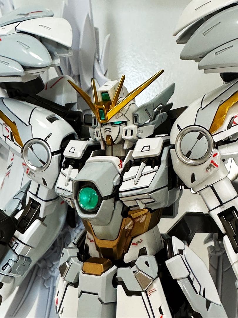 全塗装完成品+金属フレーム MGウイングガンダムゼロEW セラフィム