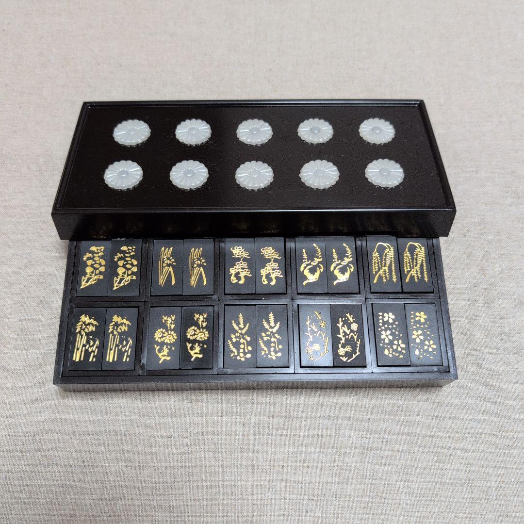 茶道具　十種香札　樹脂製　黒　元箱入り 茶道具 十種香札 樹脂製 黒 元箱入り