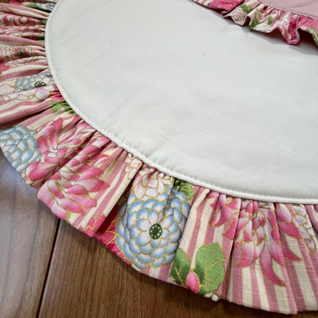 1238.カフェマットL59 着物撮影 和柄 リバーシブルハンドメイド 犬着物