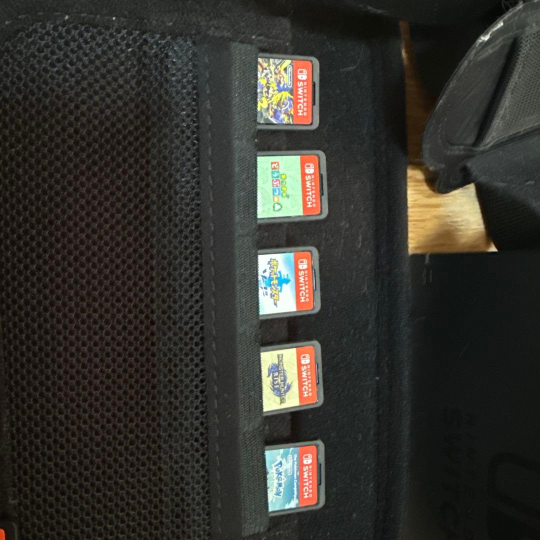 Nintendo Switch 赤/青 本体 ゲームカード収納付き