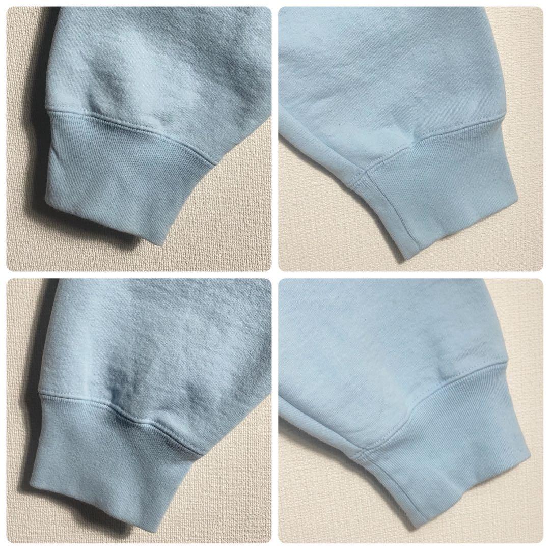 【美品】SUPREME フルジップパーカー Sロゴ 水色 L.