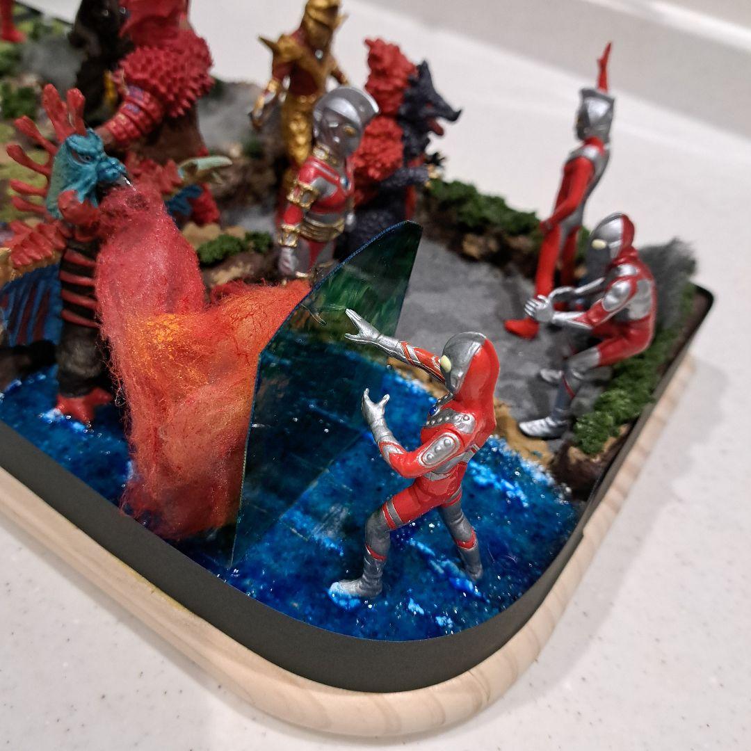 ジオラマ ウルトラ6兄弟