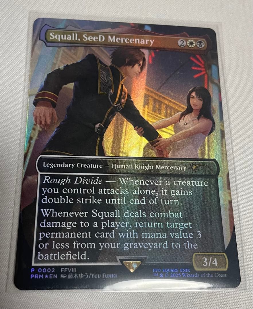 SeeDの傭兵、スコール スタンダードショーダウンプロモfoil MTG SeeDの傭兵、スコール ショーダウンプロモ Foil Squall, SeeD