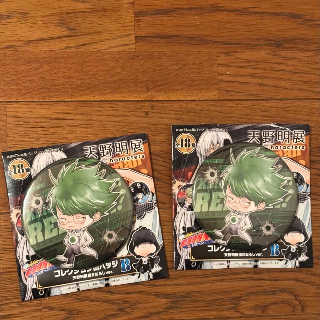 天野明展 家庭教師ヒットマンREBORN コレクション缶バッジB ヴェルデ2