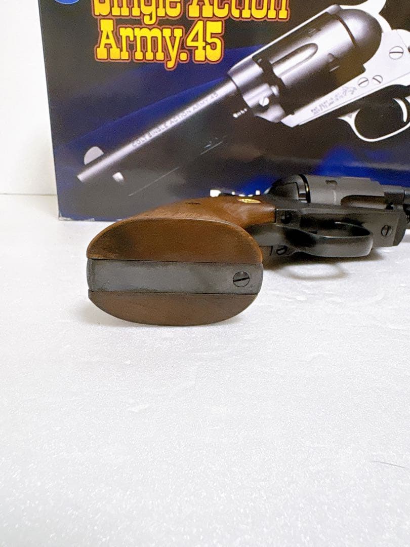 【美品】COLT SAA .45 5-1/2inch 木製グリップ モデルガン