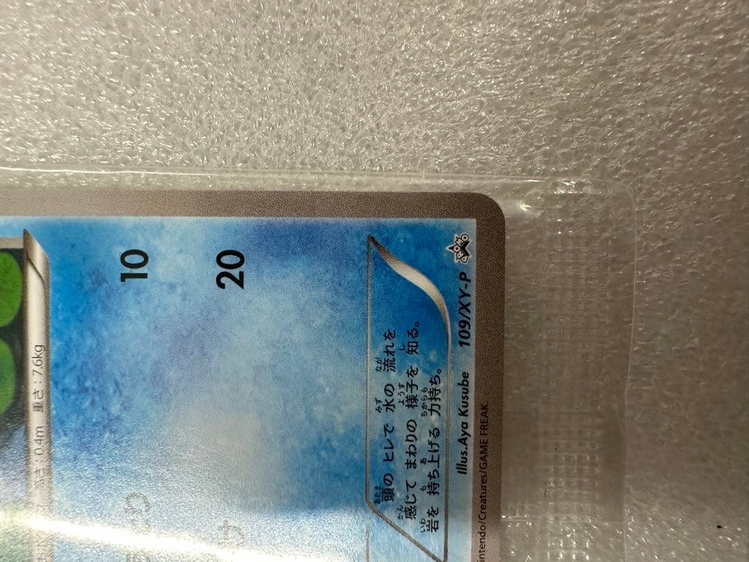 ミズゴロウ、コンビニ購入キャンペーン 未開封プロモ