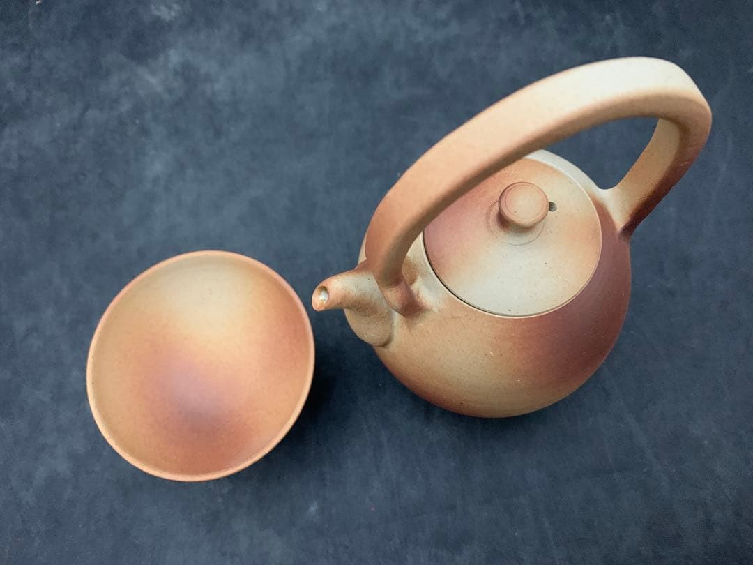 信楽焼 大西忠左 造 手付酒器 栞・共布・共箱 - メルカリ