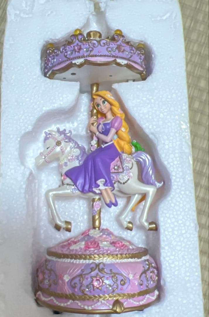 ラプンツェル オルゴール メリーゴーランド 回転木馬 完売品　廃盤　レア