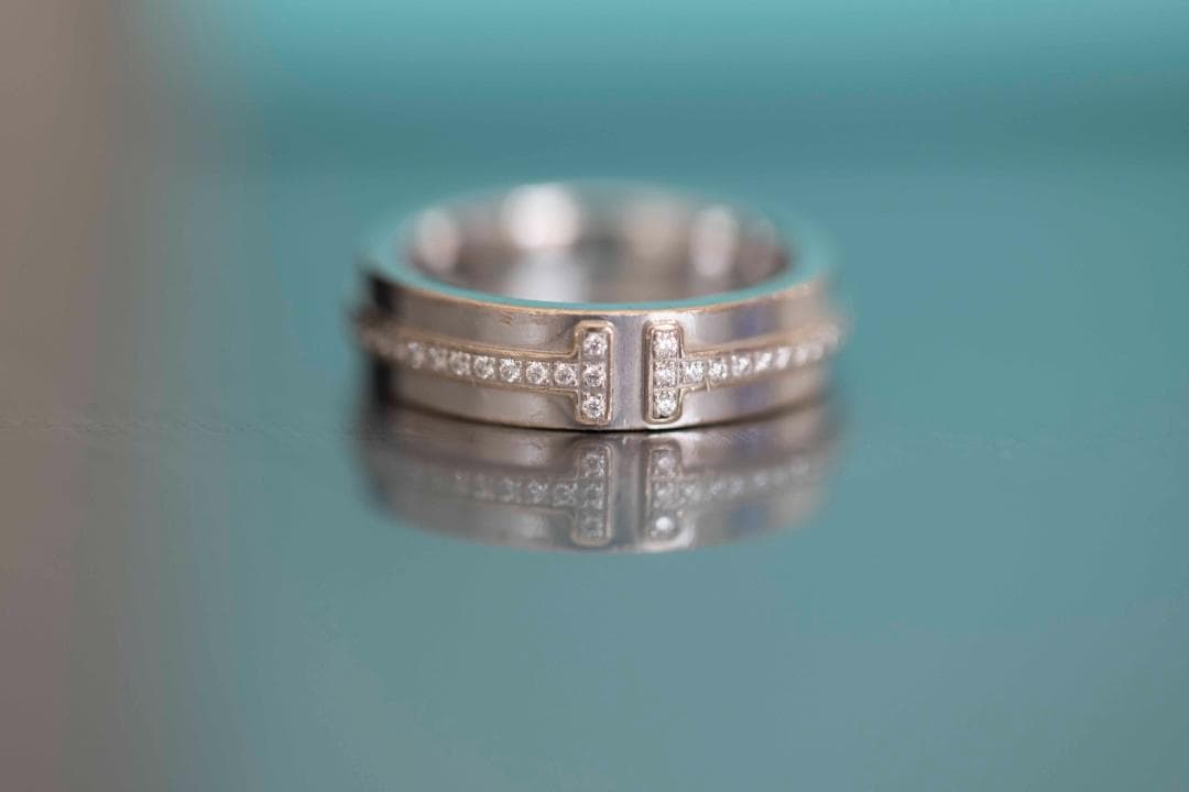 tiffany ティファニー T ナロー ダイヤモンド リング ホワイトゴールド
