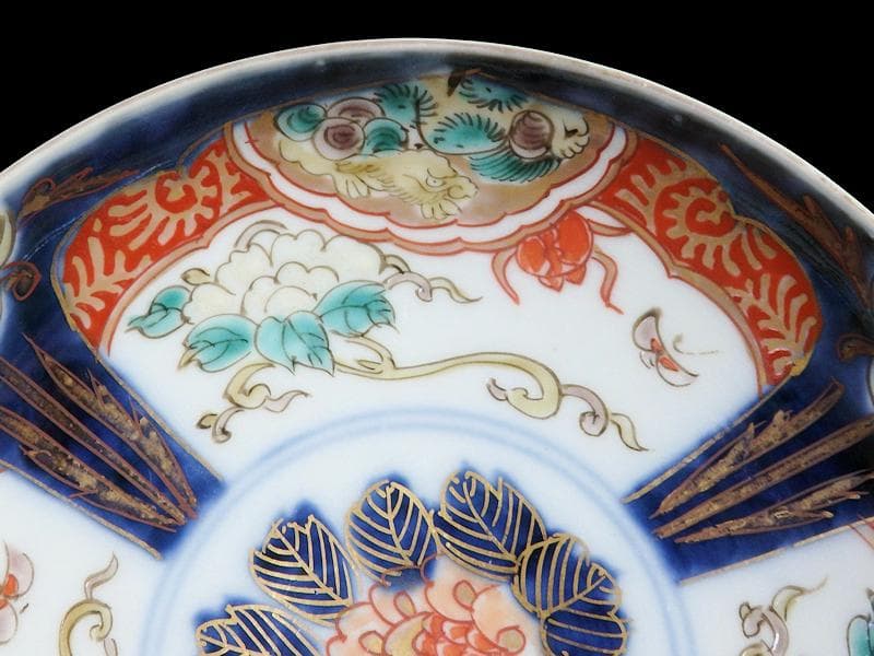 古伊万里 色絵 団龍紋に牡丹の図 5寸皿 5枚 D466AS-fbtk - メルカリ