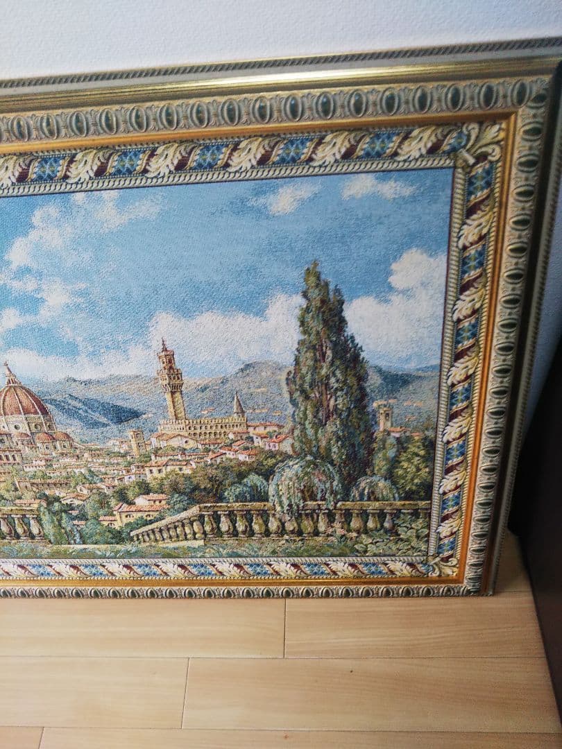 イタリア製  ゴブラン織り 絵画 美術品