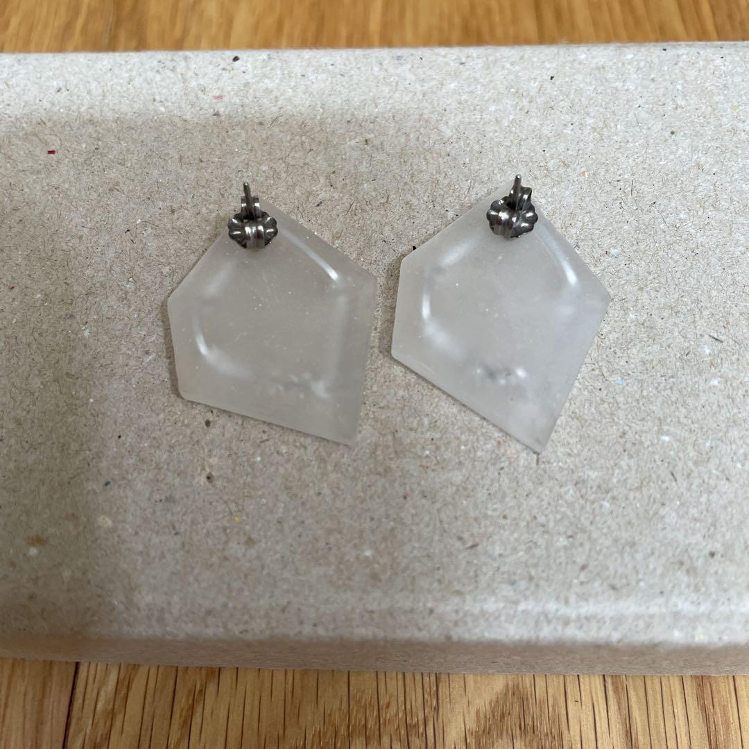 fujiiikuko/淡水パールとシルク糸のピアスetc 3点セット