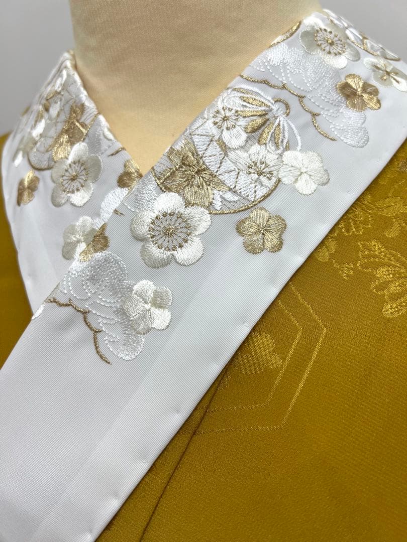 439黒白金通し 大胆華やか!! 乱菊 正絹振袖6点フルセット成人式卒業式