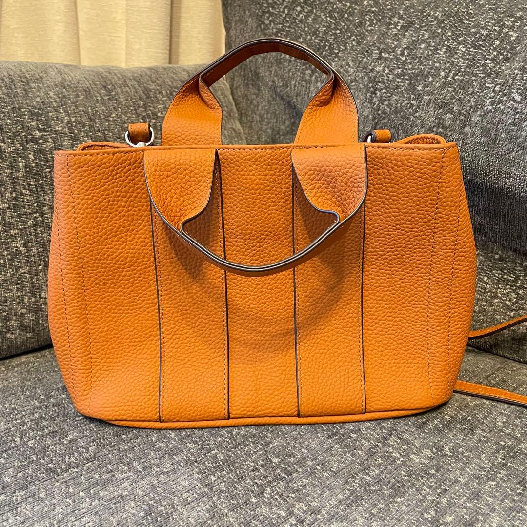 美品　Luziny ルジニー　HAYNI ヘイニ　ハンドバッグ　ブラウン