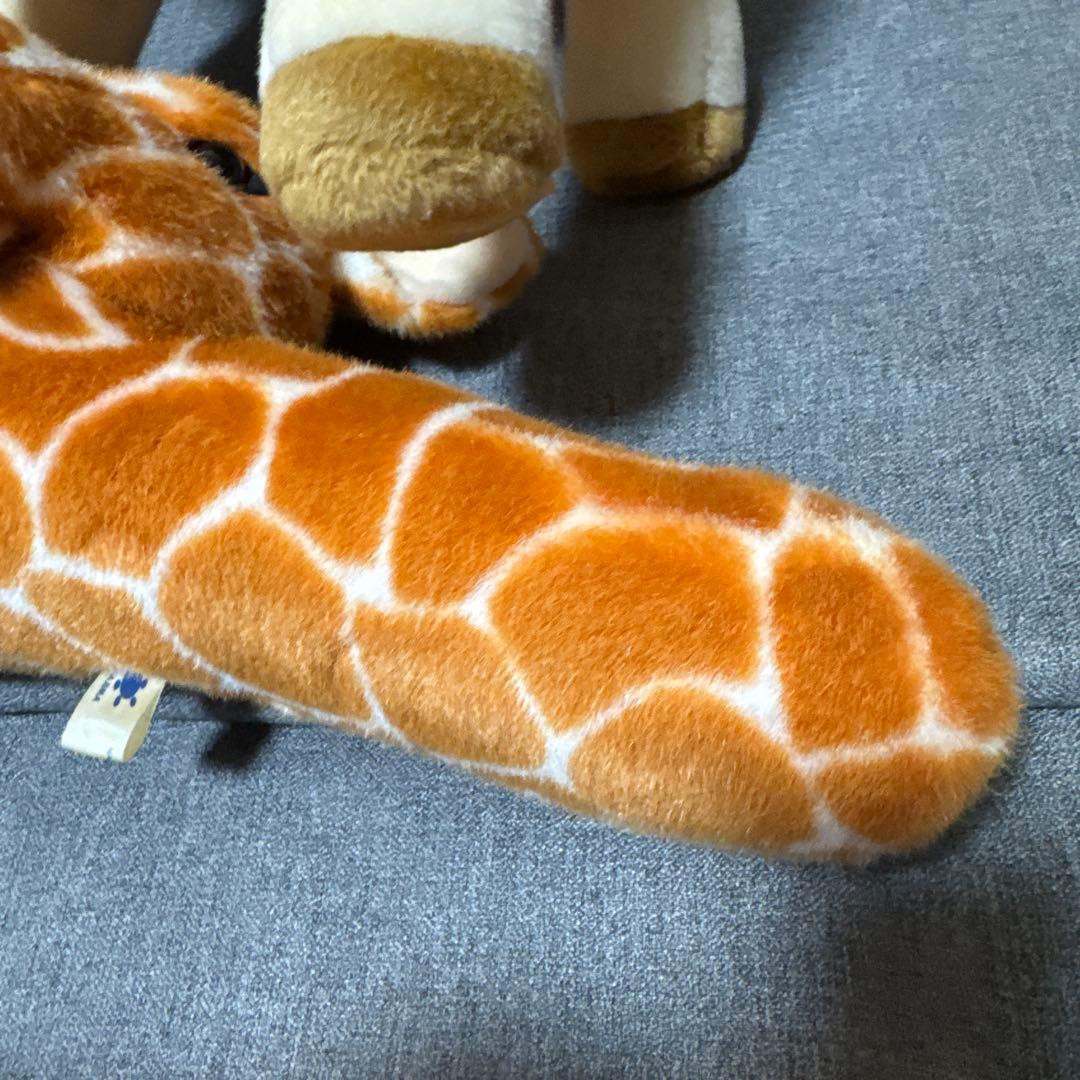 希少　キリン　大きなぬいぐるみ（CUTE）＆ハンガー（NAKAJIMA）