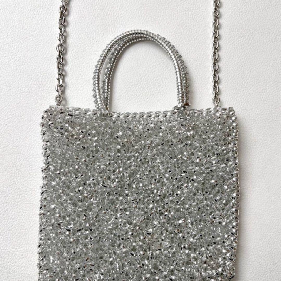 極美品　アンテプリマ　ミニアトゥーラ　シルバー　チェーン付き　2way