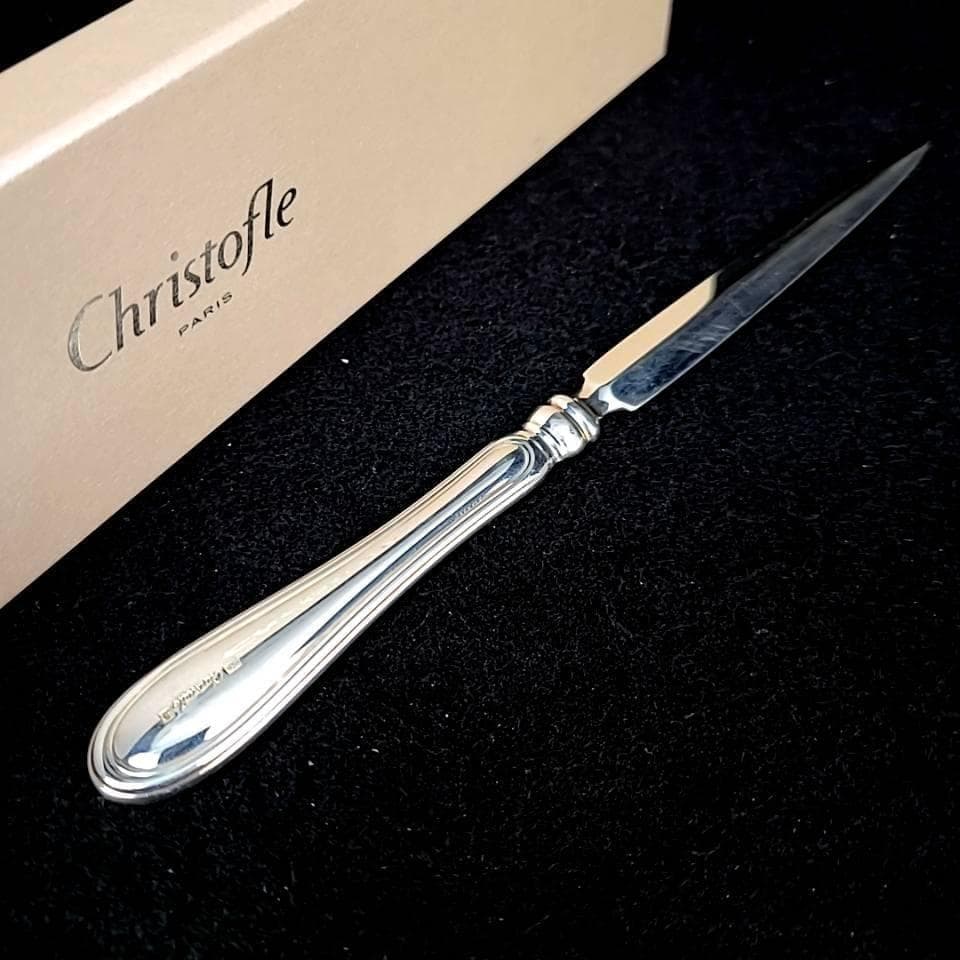 ○良品◇クリストフル アルビ ペーパーナイフ 箱つき シルバー