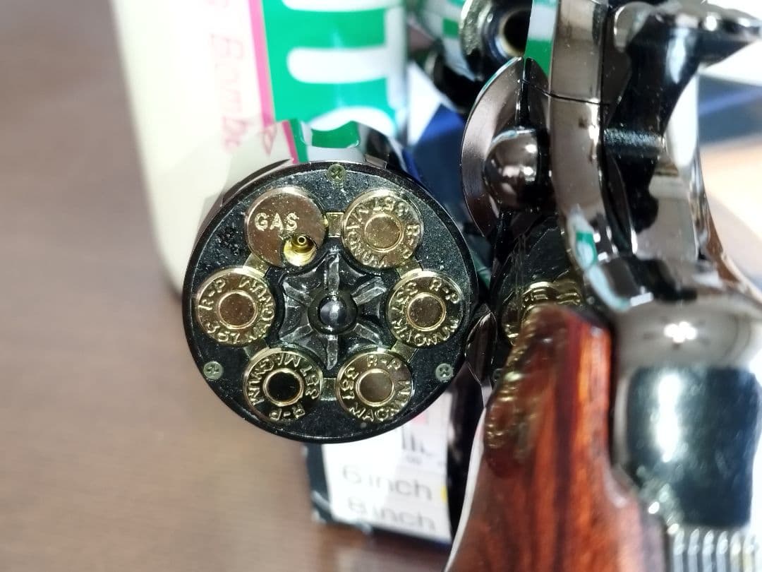 タナカ　コルトパイソン 357マグナム 6インチ　（ ミッドナイトブルー）