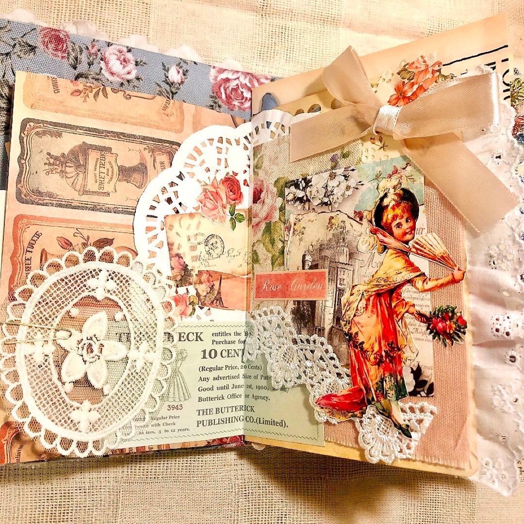 ジャンクジャーナル雑記帳 天使 アンティーク ジャンクジャーナル コラージュ