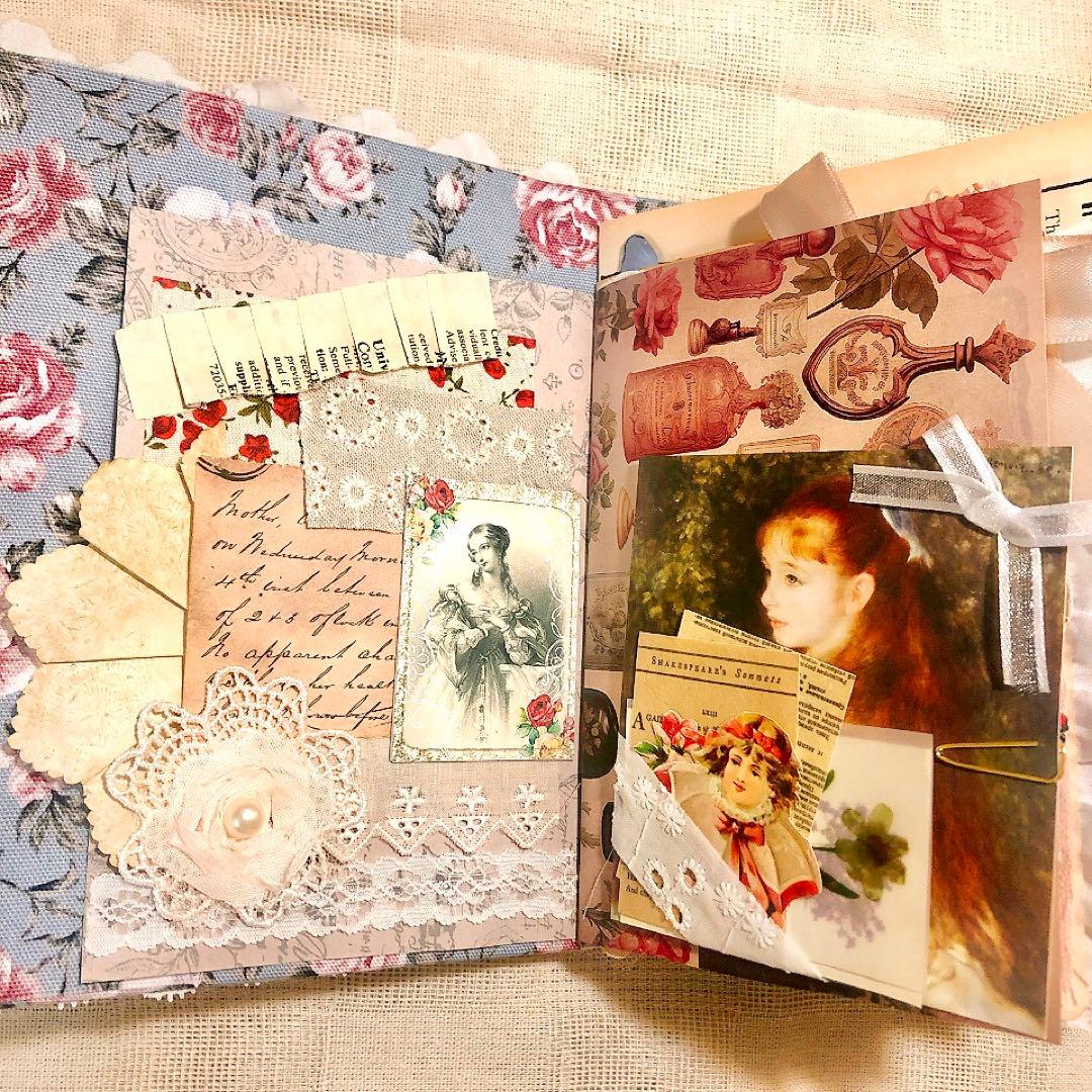 ジャンクジャーナル雑記帳 天使 アンティーク ジャンクジャーナル コラージュ