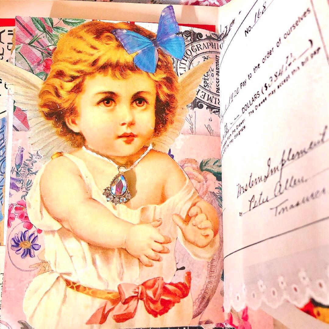 ジャンクジャーナル雑記帳 天使 アンティーク ジャンクジャーナル コラージュ