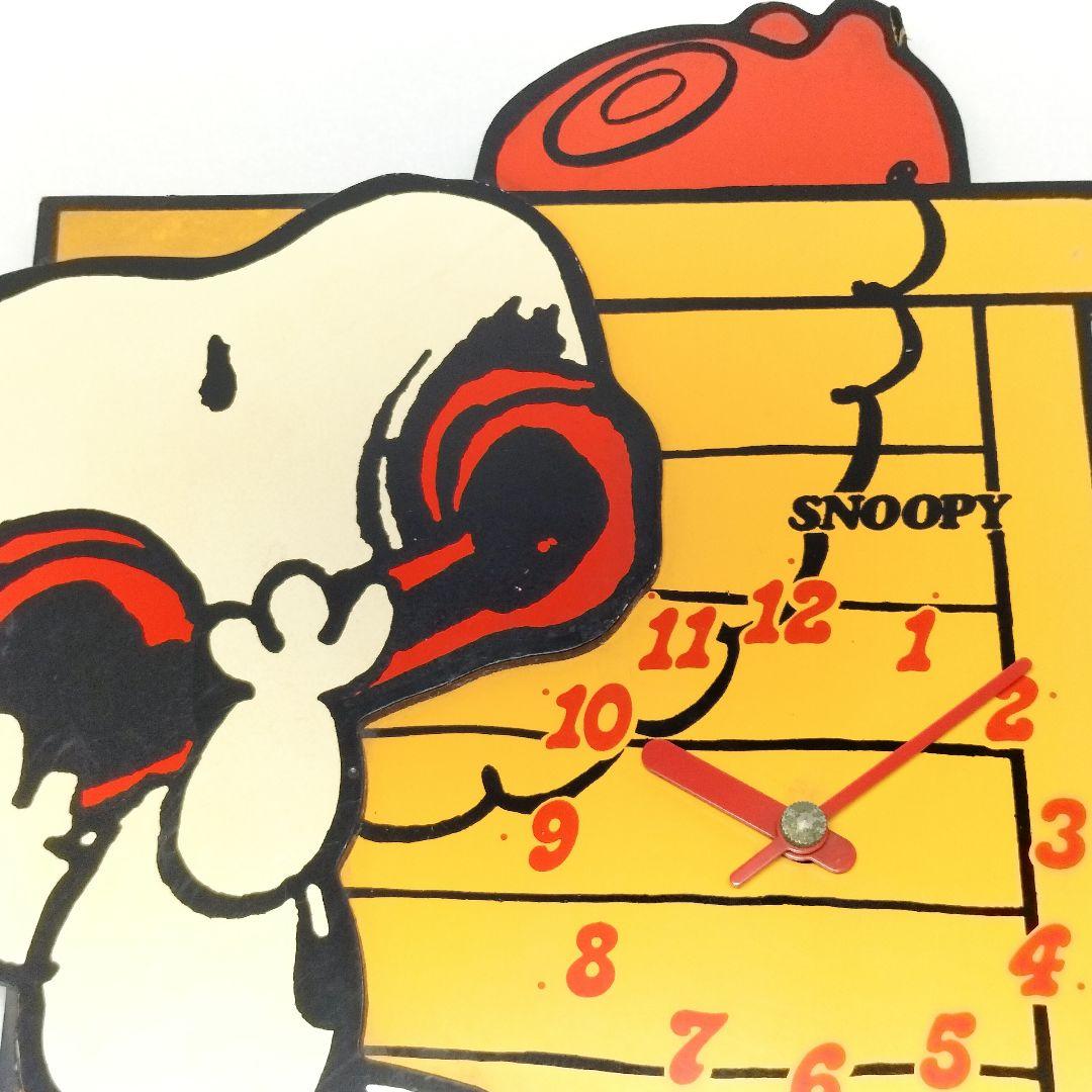 当時物 CITIZEN シチズン スヌーピー 振り子時計 レトロ クロック