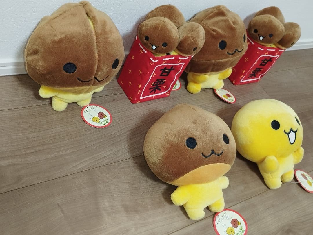 あまぐりちゃん ぬいぐるみ 6点 San-X サンエックス レトロ 平成