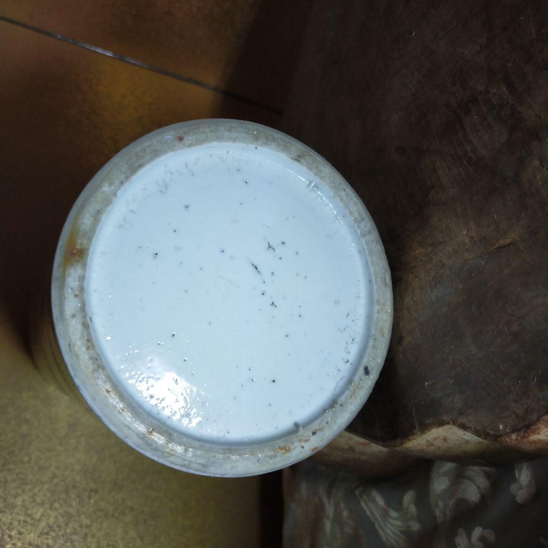 2212骨董 江戸後期から明治初期 色絵寸胴陶器