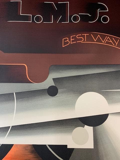 L.M.S Best Way カッサンドル リトグラフ アートポスター